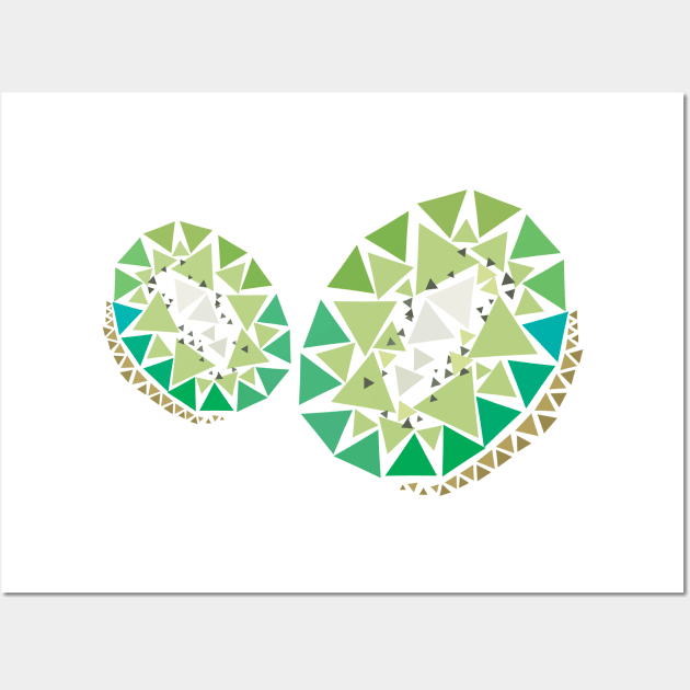 Vectorized kiwi Wall Art by mult1pl4y